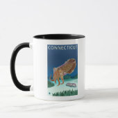 ConnecticutTintenfischszene Tasse (Links)