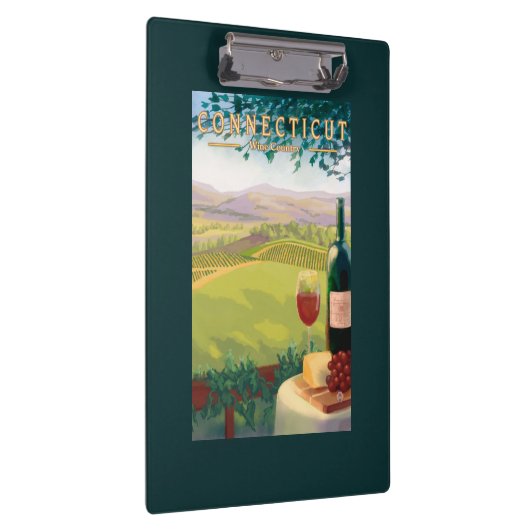 ConnecticutWine Land-Szene Klemmbrett (Rechts)
