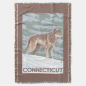ConnecticutWolf Szene Decke (Vorderseite Vertikal)