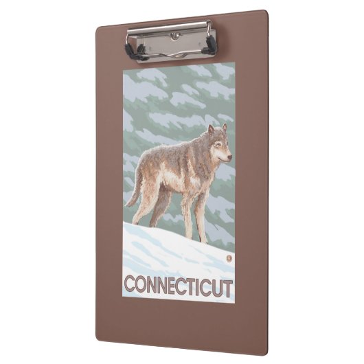 ConnecticutWolf Szene Klemmbrett (Links)
