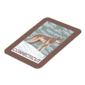 ConnecticutWolf-Szene Magnet (Linke Seite)