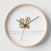 Connecting Sober Wandklok - Sober & Sterk Uhr (Vorderseite)