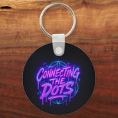 Connecting the Dots Neon Keychain  Schlüsselanhänger (Rückseite)
