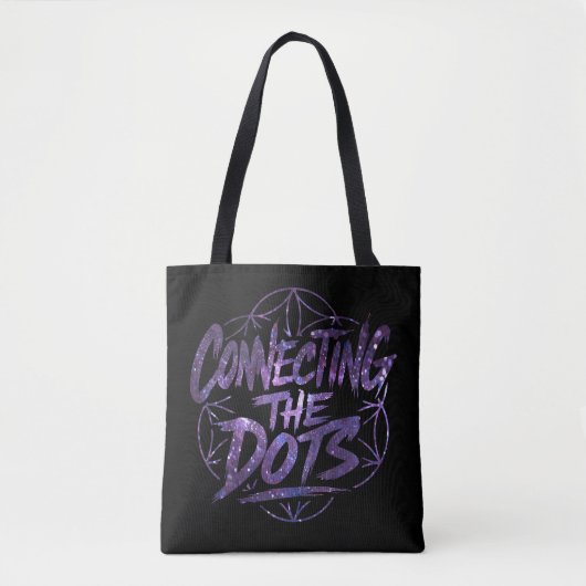Connecting The Dots Tote Bag Glitter Tasche (Vorderseite)