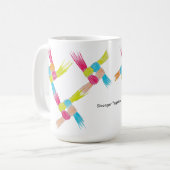 Connection Is Strength Mug for a Cause Kaffeetasse (Vorderseite Links)