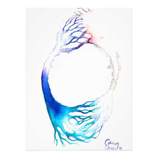 Connection Poster Canvas Print (Vorne)