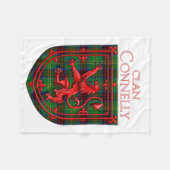 Connelly Hunting Tartan Scottish Plaid Fleecedecke (Vorderseite (Horizontal))