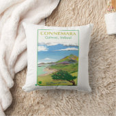 Connemara Cushion Travel Poster Design Kissen (Decke)