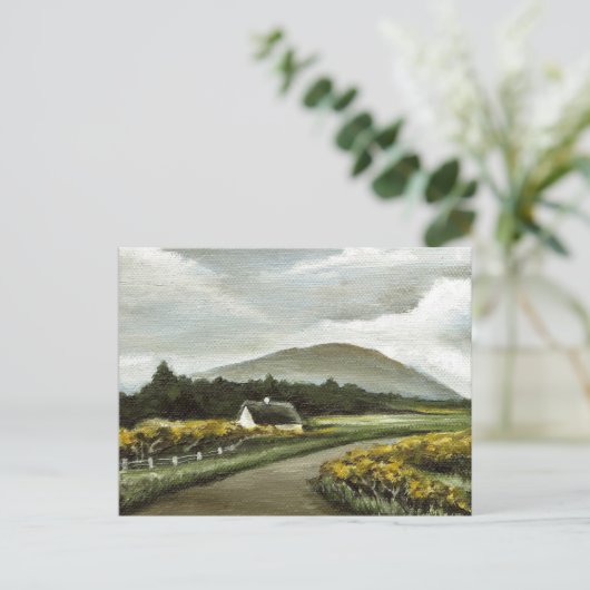 Connemara-Hütte Postkarte (Stehend Vorderseite)