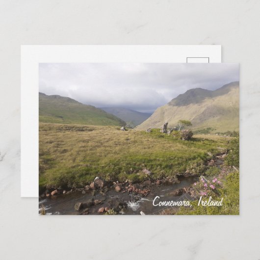 Connemara Irland Feiertagspostkarte (Vorne/Hinten)