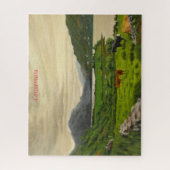 Connemara Irland Landschaftlicher Rinderzuchtbetri Puzzle (Vertikal)