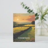 Connemara Irland Postkarte (Stehend Vorderseite)