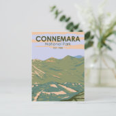 Connemara National Park Ireland Twelve Bens Travel Postkarte (Stehend Vorderseite)