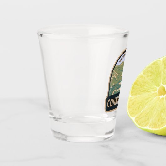 Connemara National Park Ireland Twelve Bens Travel Schnapsglas (Links)