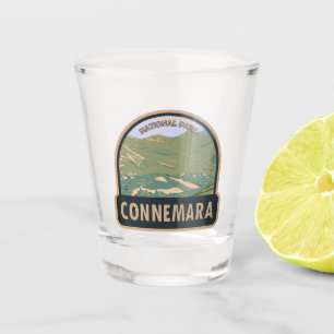 Connemara National Park Irland Twelve Bens Travel Schnapsglas