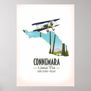 Connemara National Park Landkreis Galway Irland Ka Poster