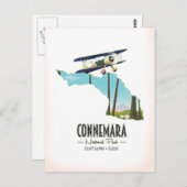 Connemara National Park Landkreis Galway Irland Ka Postkarte (Vorne/Hinten)