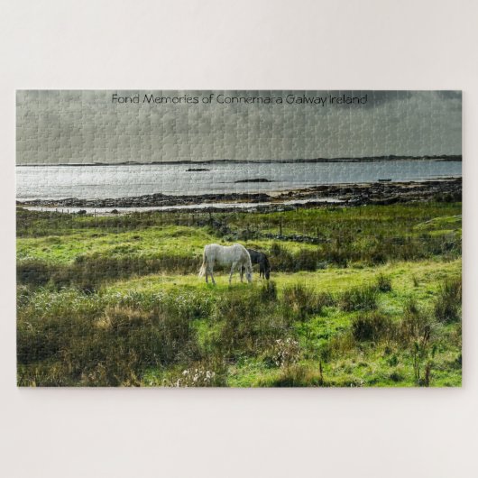 Connemara ponies Galway Irland. Jigsaw Puzzle (Horizontal)