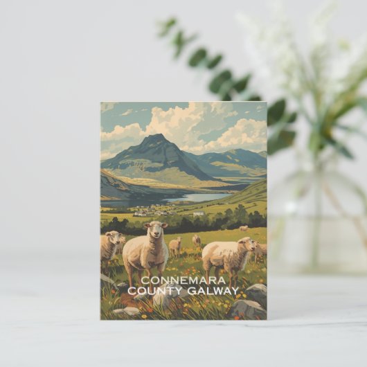 Connemara Postcard Postkarte (Stehend Vorderseite)