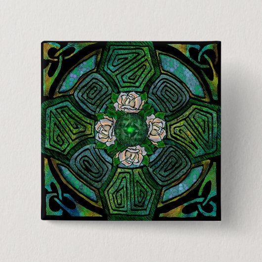 Connemara Querknopf Button (Vorderseite)