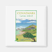 Connemara Travel Poster Design Magnet (Vorne)