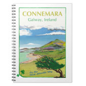 Connemara Travel Poster Design-Notebook Notizblock (Vorderseite)
