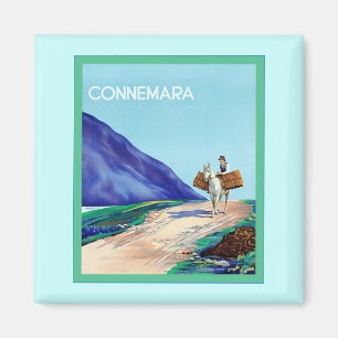 Connemara ~ Vintage Iren-Reise Magnet