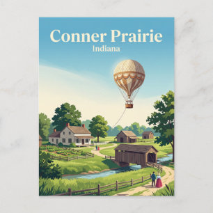 Conner Prairie Indiana Postkarte