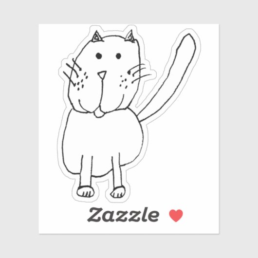 Conner's Cat Aufkleber (Blatt)