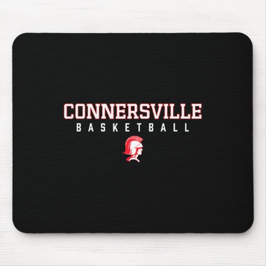 Connersville Spartans Logo Sketll Hs Mousepad (Vorne)