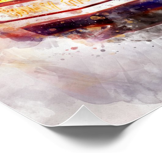 Connie Kalitta Bounty Hunter Poster (Ecke)