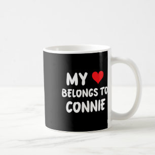 Connie - Mein Herz gehört zu Connie - Liebe Kaffeetasse