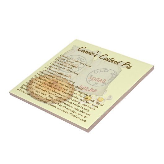 Connies Vanillepudding-Torte Fliese (Seite)