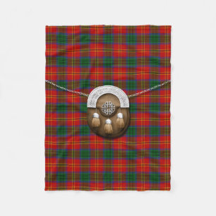 Connolly Dress Tartan und Sporran Fleecedecke