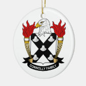 Connolly Familienwappen Keramikornament (Links)