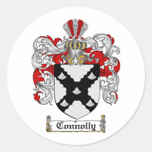 CONNOLLY-FAMILIENWAPPEN - KONNOLLENKÜHLE VON WAFFE RUNDER AUFKLEBER