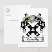 Connolly Familienwappen Postkarte (Vorne/Hinten)
