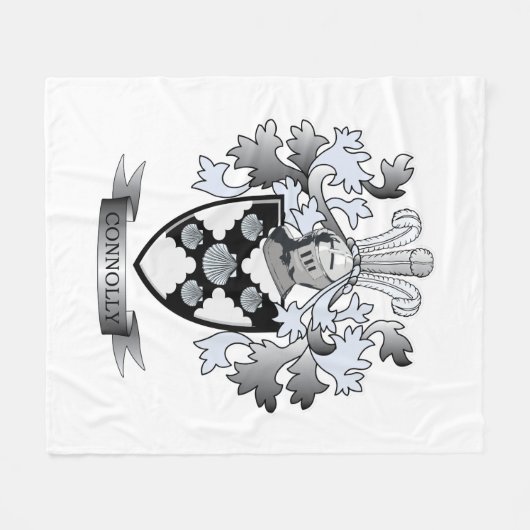 Connolly Wappen Fleecedecke (Vorderseite (Horizontal))