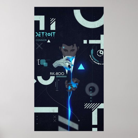 Connor Cover - Detroit wird menschlich Poster (Vorne)