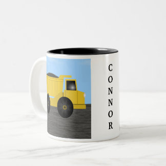 Connor Dump Truck Personalisiert Name Tasse