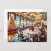 Connor Hotel Christmas Dining Joplin MO Postkarte (Vorne/Hinten)