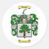 connor runder aufkleber (Vorderseite)