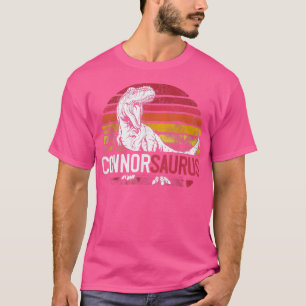 Connor Saurus Personalisiert T Re Name Christmas G T-Shirt