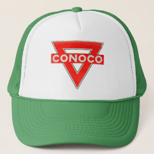 CONOCO-Benzin Vintage-Schild rostige Version Truckerkappe