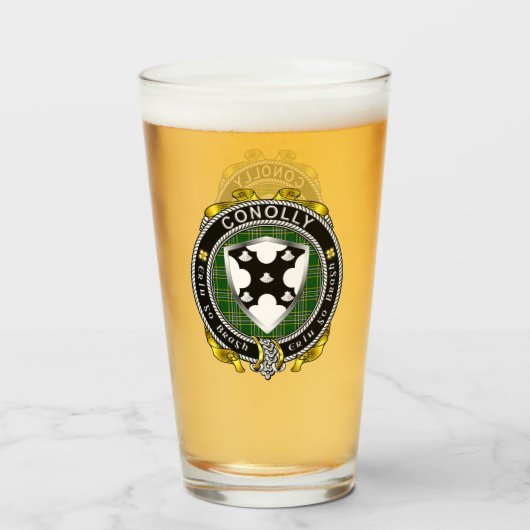 Conolly/O'Conolly Irish Beer Glass Glas (Vorne (Gefüllt))