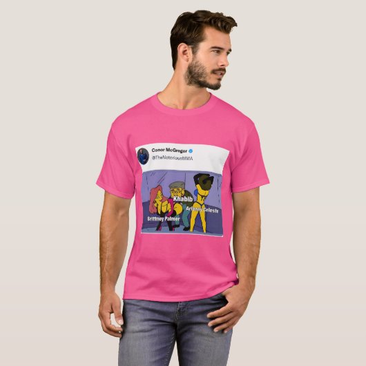 Conor Mcgregor Khabib Tweet Design T-Shirt (Vorne ganz)