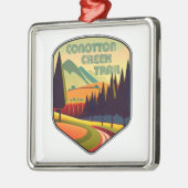 Conotton Creek Trail Ohio Colors Ornament Aus Metall (Links)
