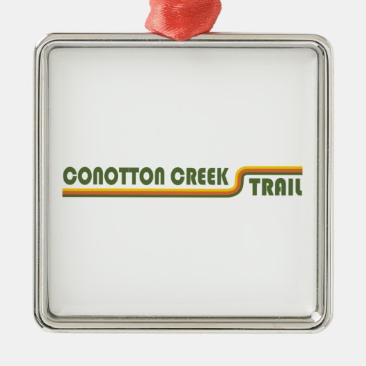 Conotton Creek Trail Ornament Aus Metall (Vorne)