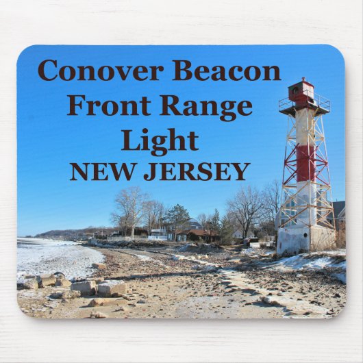 Conover Beacon Front Range Light, NJ Mousepad (Vorne)
