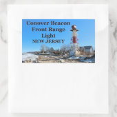 Conover Beacon Front Range Light, NJ Sticker (Tasche)